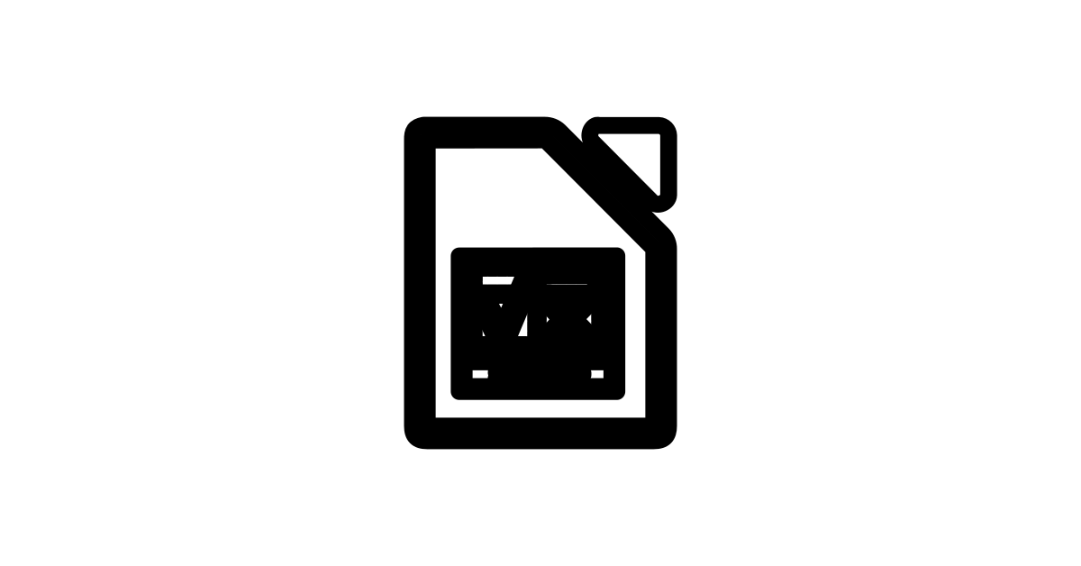 File Type Libreoffice Math React Icon SVG