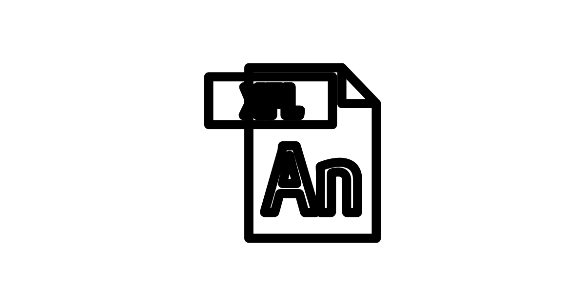 File Type Light Xfl React Icon SVG