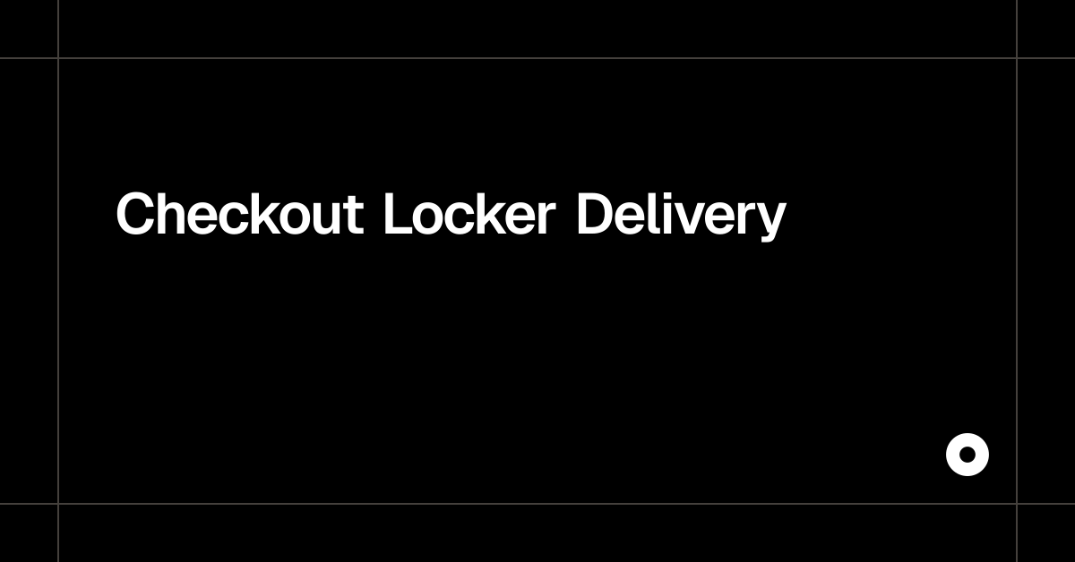 Checkout Locker Delivery — Live Preview