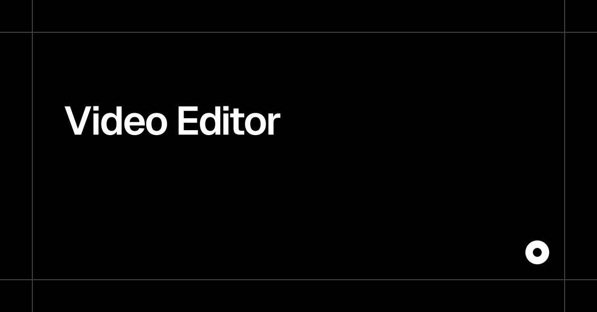 Video Editor