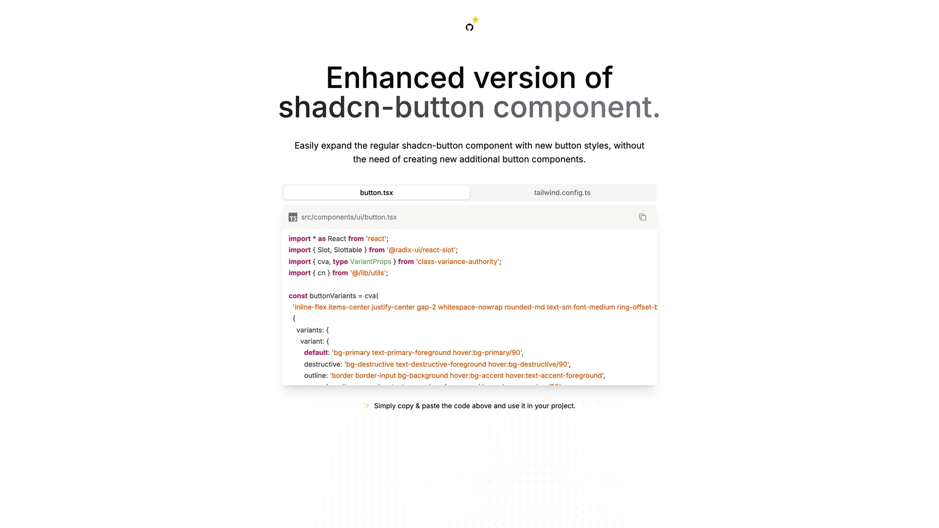 Enhanced Button preview