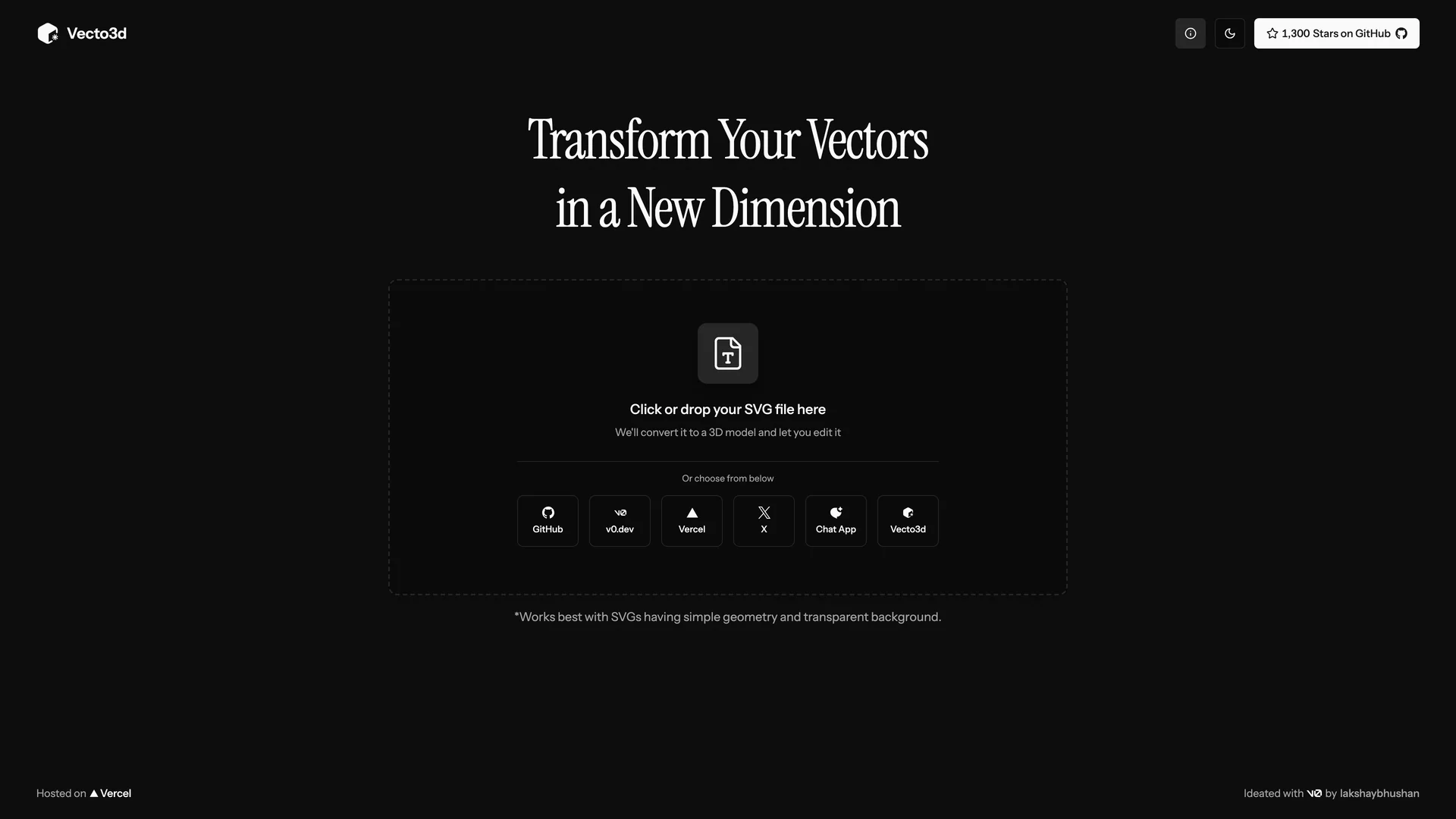 Vecto3D preview