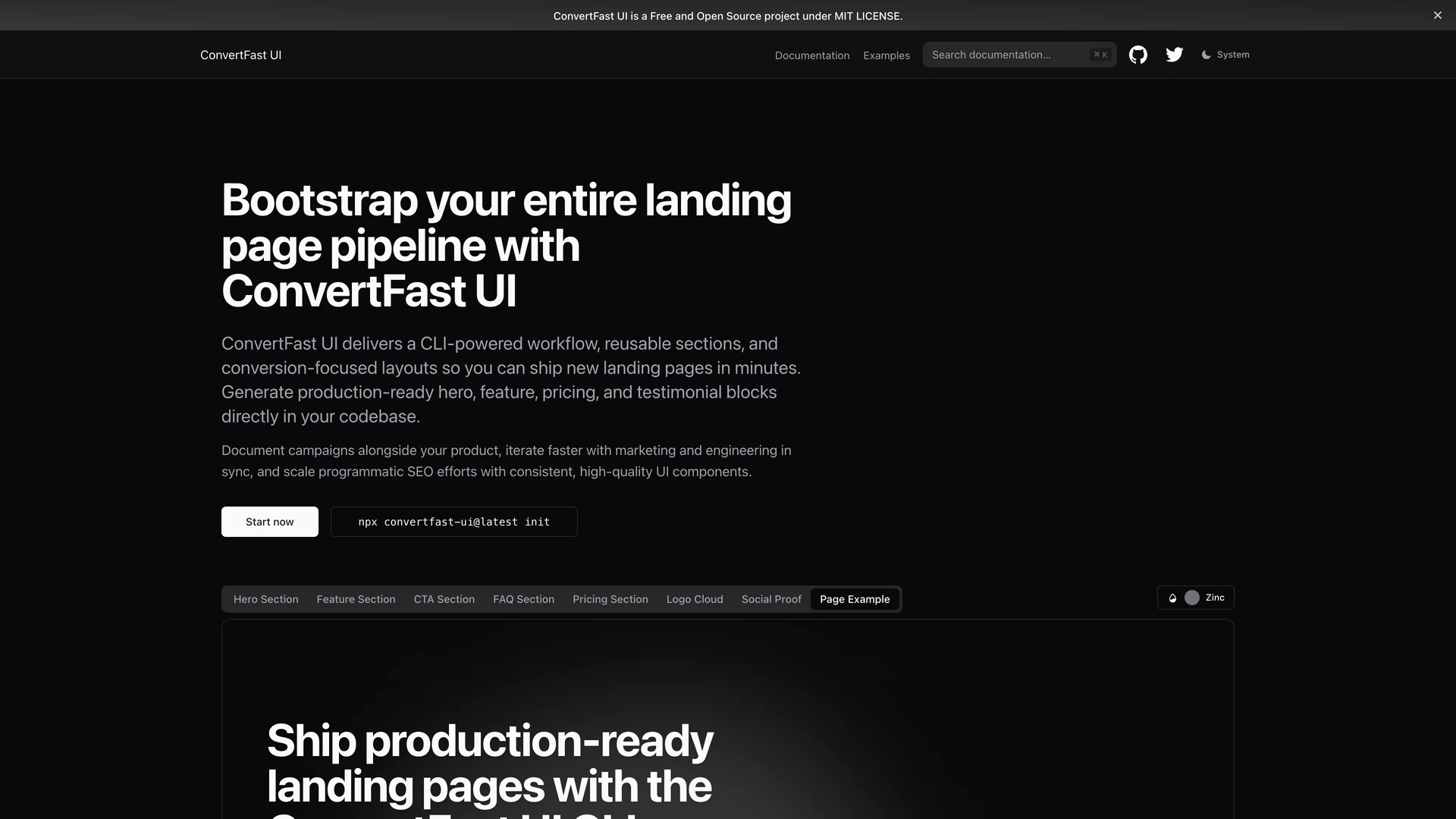 Convertfast UI preview