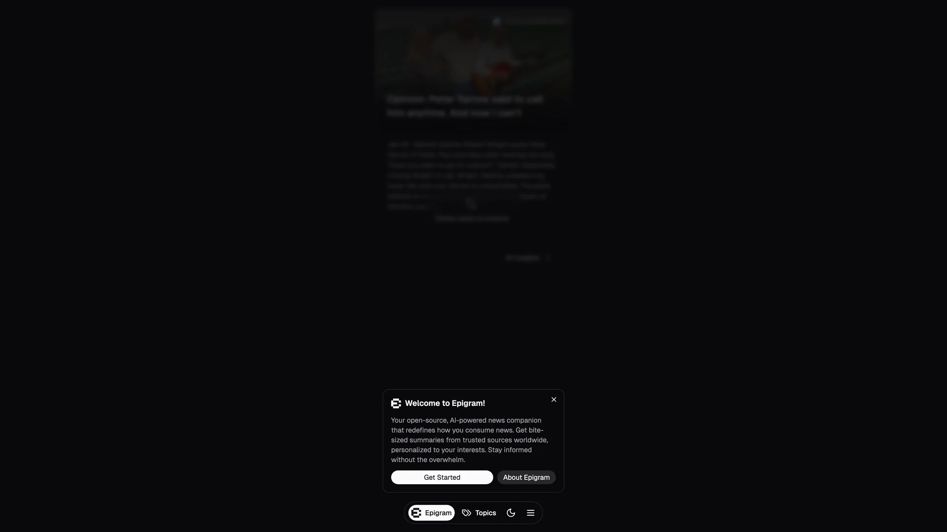 Epigram preview