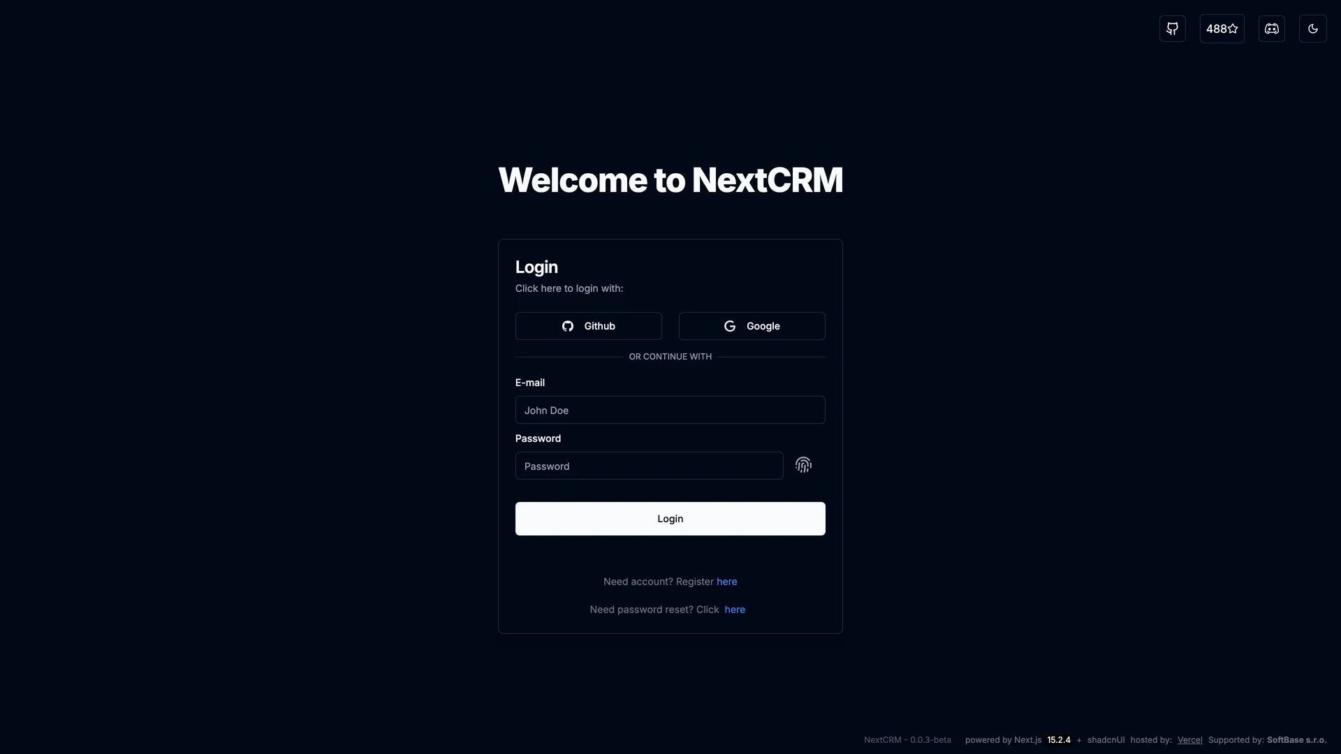NextCRM preview