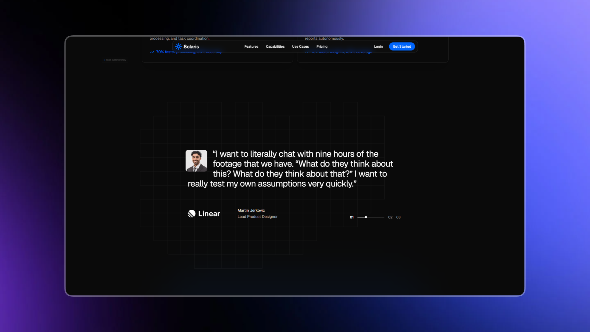 Solaris — AI Agent Startup preview 6